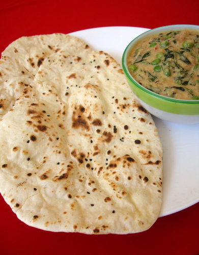 Naan ( Pão Indiano )