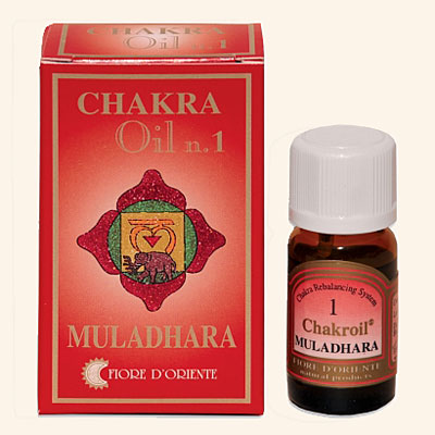 Óleo essencial 1. para Muladhara - Chakroil by Fiore D'Oriente (10 ml)