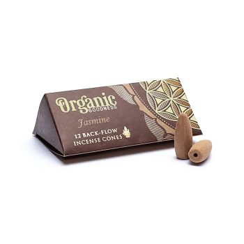 Organic Goodness - Jasmine natural backflow incense cones