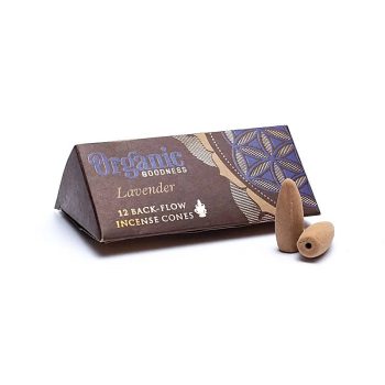 Organic Goodness - Lavender natural backflow incense cones