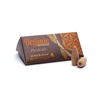 Organic Goodness - Patchouli natural backflow incense cones
