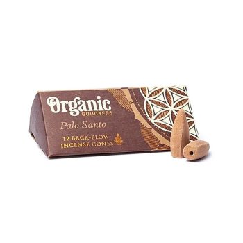 Organic Goodness - Palo Santo natural backflow incense cones