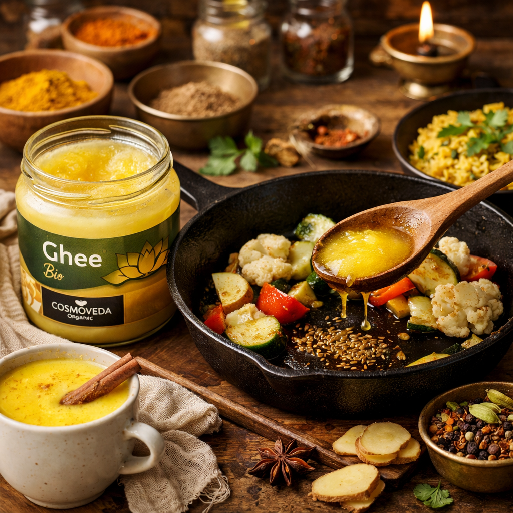 Ghee Ayurvédico: O Ouro da Ayurveda para Equilíbrio, Digestão e Vitalidade