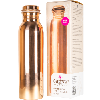 SATTVA COPPER PLAIN BOTTLE, 650ML