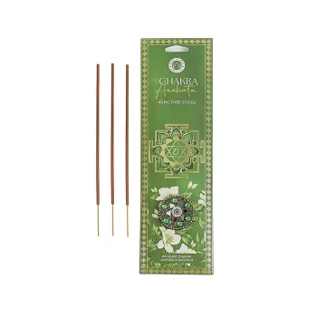 Incense Anahata chakra jasmine & saffron