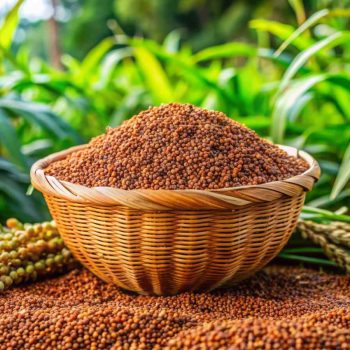 Finger Millet ( RAGGI )Whole roasted